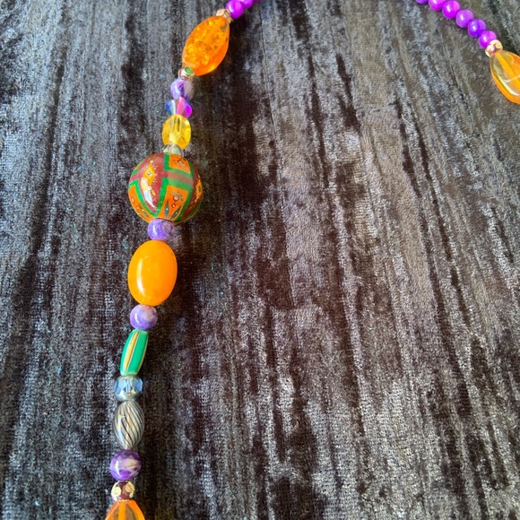 World Tribe Purple Treasure Necklace - Picture 4 of 9